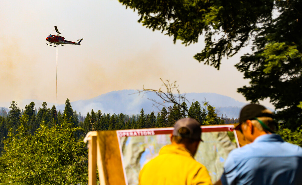 Containment lines done for Colt Fire, record breaking heat comes to